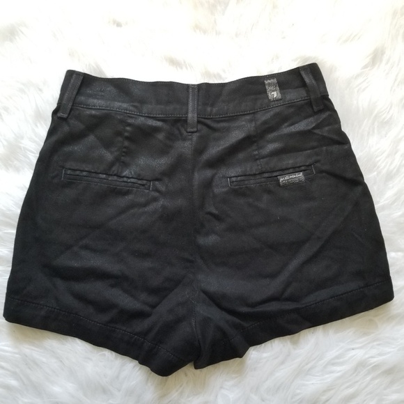 7 FAM Soft Drapey Lightly Coated Shorts 24 - Picture 4 of 7